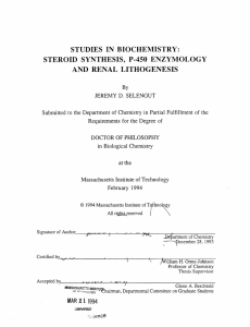 STUDIES  IN  BIOCHEMISTRY: AND  RENAL  LITHOGENESIS