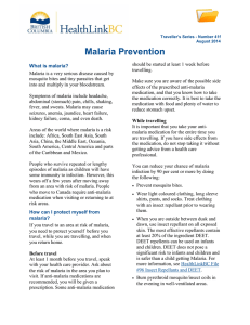 Malaria Prevention