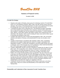BrasilFire 2002  Summary of Proposed Activity