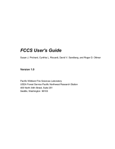FCCS User's Guide Version 1.0