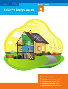 5 Solar PV Energy Guide Home Series
