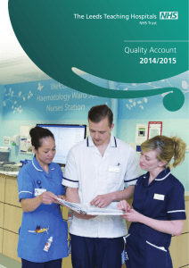 n Quality Account 2014/2015 The Leeds Teaching Hospitals