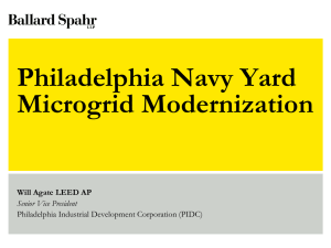 Philadelphia Navy Yard Microgrid Modernization Will Agate LEED AP Senior Vice President