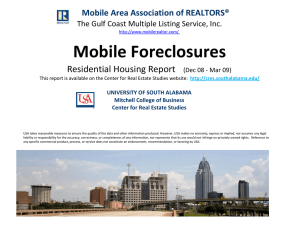 Mobile Foreclosures Residential Housing Report Mobile Area Association of REALTORS®
