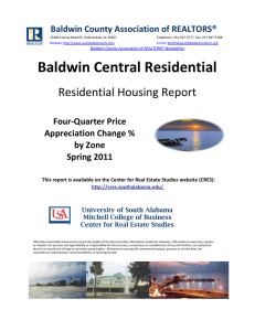 Baldwin Central Residential Residential Housing Report             