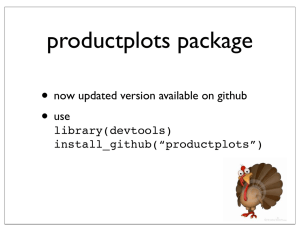productplots package • now updated version available on github use