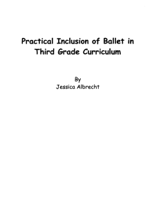 Practical  Inclusion  of  Ballet  in By Jessica Albrecht