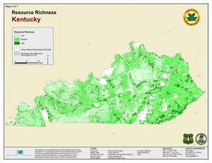 Kentucky Resource Richness Map 4 of 7 OH