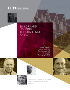 SeniorS and HouSing: THe CHallenge aHead