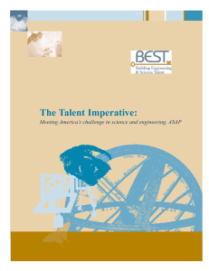 The Talent Imperative: Meeting America’s challenge in science and engineering, ASAP