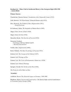 Reading List – Minor Field in Intellectual History of the... – Jessica Butler Primary Sources
