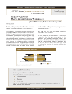 The 21   Century Multi-Generational Workplace Issue Brief 09