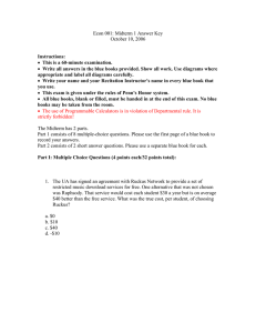 Econ 001: Midterm 1 Answer Key October 10, 2006