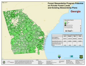 ³ Georgia Forest Stewardship Program Potential on Private Forest Lands