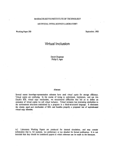 Virtual Inclusion