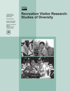 Recreation Visitor Research: Studies of Diversity