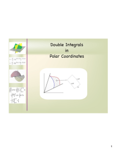 Double Integrals in Polar Coordinates 1