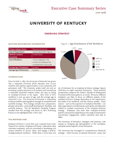 university of kentucky Executive C Executive Case Summary Series emerging strategy