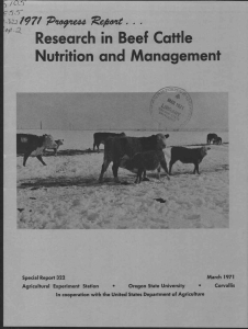 Research in Beef Cattle Nutrition and Management ,3_22197T Ptehrtedd Reizeptt „ 5-