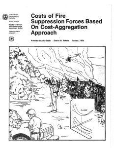 - Costs of Fire Suppression Forces Based On Cost...Aggregation