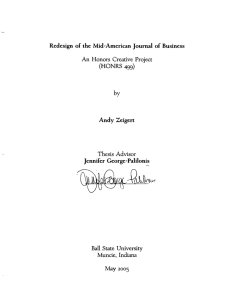 May by Redesign  of the  Mid .. American Journal ... Andy Zeigert