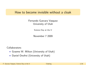 How to become invisible without a cloak