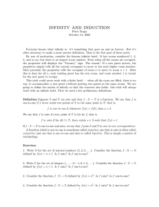 infinity and induction