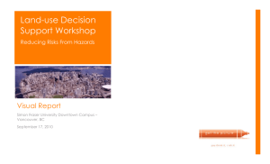Land-use Decision Support Workshop Visual Report Reducing Risks From Hazards