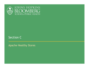 Section C Apache Healthy Stores