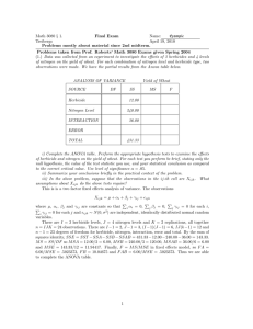 Math 3080 § 1. Final Exam Name: Example