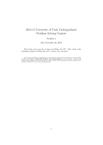 2014-15 University of Utah Undergraduate Problem Solving Contest Problem 3