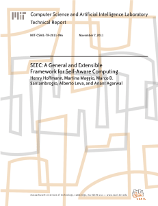 SEEC: A General and Extensible Framework for Self-Aware Computing Technical Report