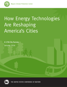 How Energy Technologies Are Reshaping America’s Cities A 178-City Survey