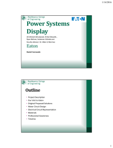 Power Systems Display 1/14/2016