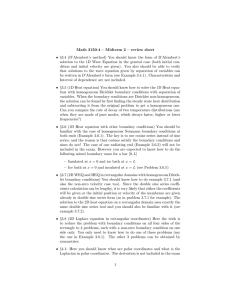 Math 3150-4 – Midterm 2 – review sheet