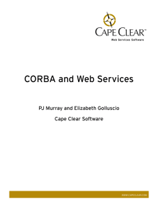CORBA and Web Services