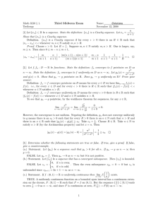 Math 3210 § 1. Third Midterm Exam Name: Solutions