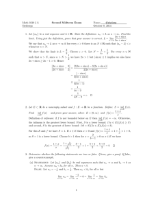 Math 3210 § 3. Second Midterm Exam Name: Solutions