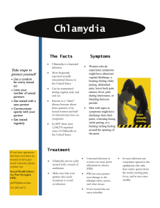 Chlamydia The Facts       Symptoms protect yourself