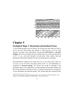 Chapter 5 Geological Maps 1: Horizontal and Inclined Strata