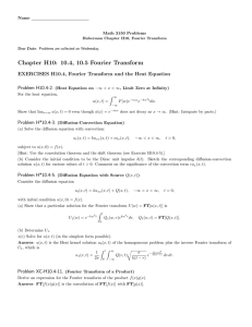 Chapter H10: 10.4, 10.5 Fourier Transform Problem H10.4-2