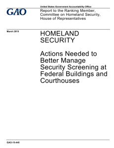 HOMELAND SECURITY Actions Needed to Better Manage