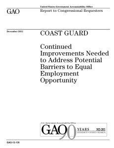 GAO COAST GUARD Continued Improvements Needed