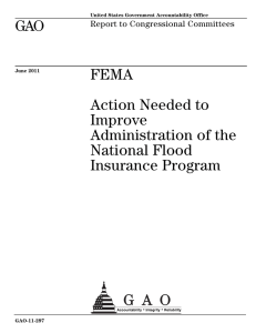 GAO FEMA Action Needed to Improve