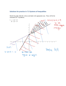 Solutions for practice in 7.5 Systems of Inequalities