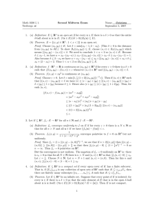 Math 3220 § 1. Second Midterm Exam Name: Solutions