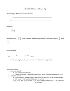Math4010  Midterm 3 Reference Page 1.   __________________________________________________________