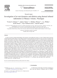 Investigation of at-vent dynamics and dilution using thermal infrared