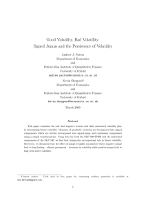 Good Volatility, Bad Volatility: Signed Jumps and the Persistence of Volatility