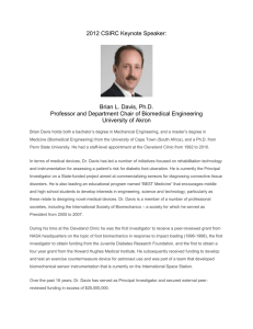 2012 CSIRC Keynote Speaker:  Brian L. Davis, Ph.D.